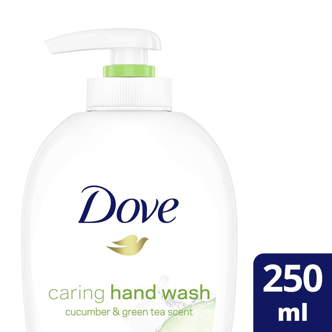 Caring Hand Wash Cucumber & Green Tea Scent | PH Balanced Scented Moisturizing Hand Soap for Working Hands and Dry Hands | 8.45 Oz