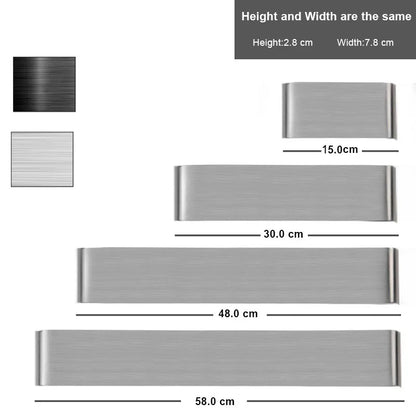 Luces Modern Minimalist LED Aluminum Lamp Bedside Lamp Wall Room Bathroom Mirror Light Direct Creative Aisle Bedroom Decor