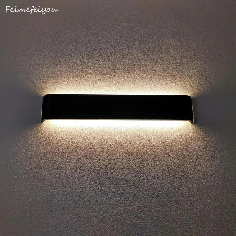 Luces Modern Minimalist LED Aluminum Lamp Bedside Lamp Wall Room Bathroom Mirror Light Direct Creative Aisle Bedroom Decor