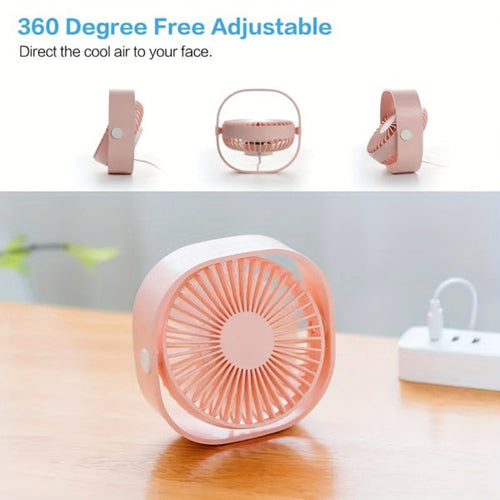 New Desktop Small Fan, Portable Office Student Dormitory Home Mini Fan