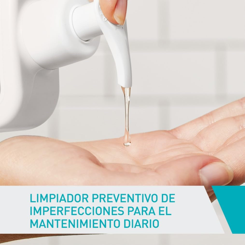 Cerave - Blemish Control, Gel Limpiador Para Acné Y Piel Grasa, Reduce El Acné, Puntos Negros Y Mejora Los Poros, Tratamiento En Gel Con Ácido Salicílico, 473 Ml