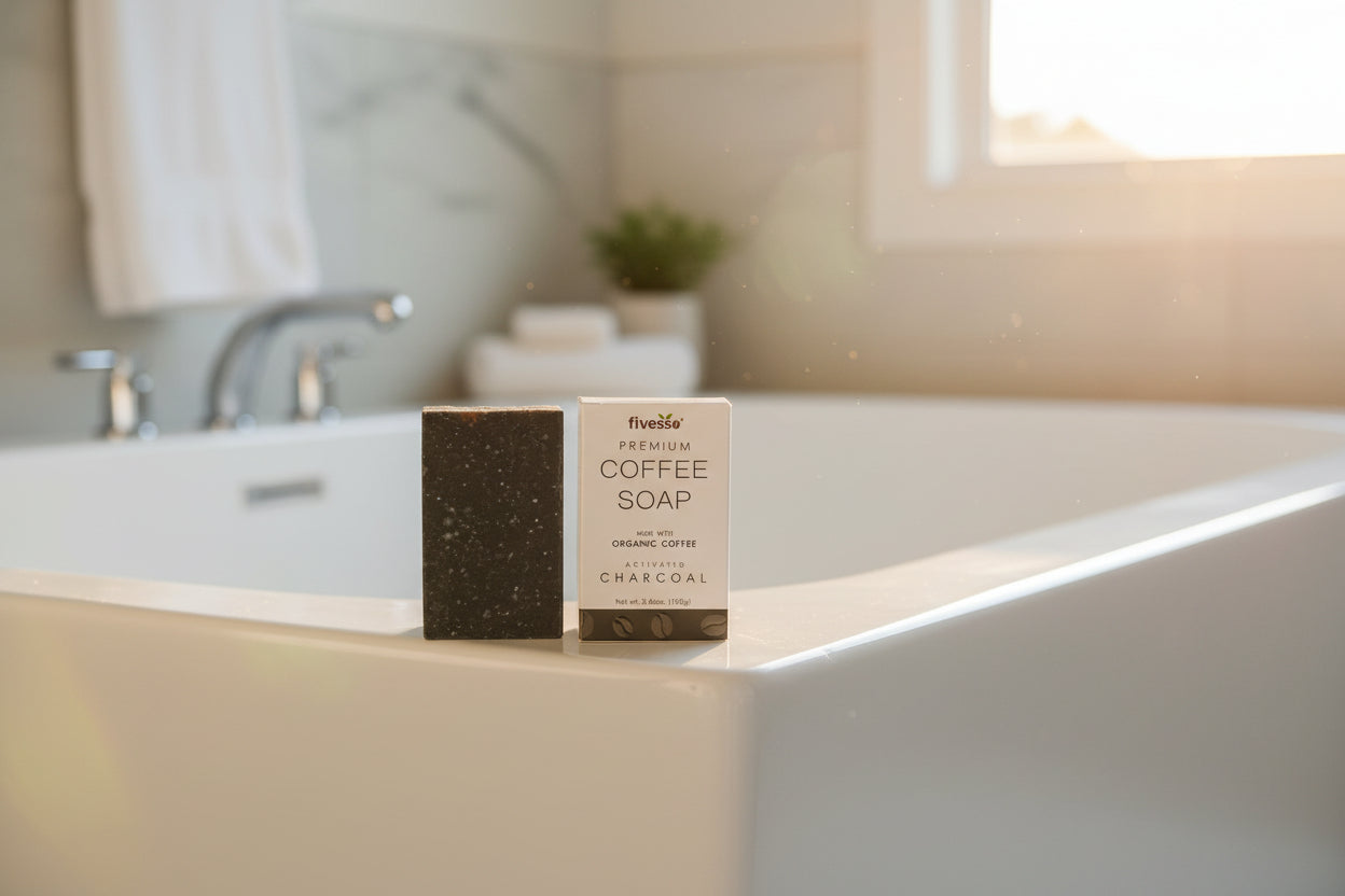 Activated Charcoal - Premium Coffee Soap Bar